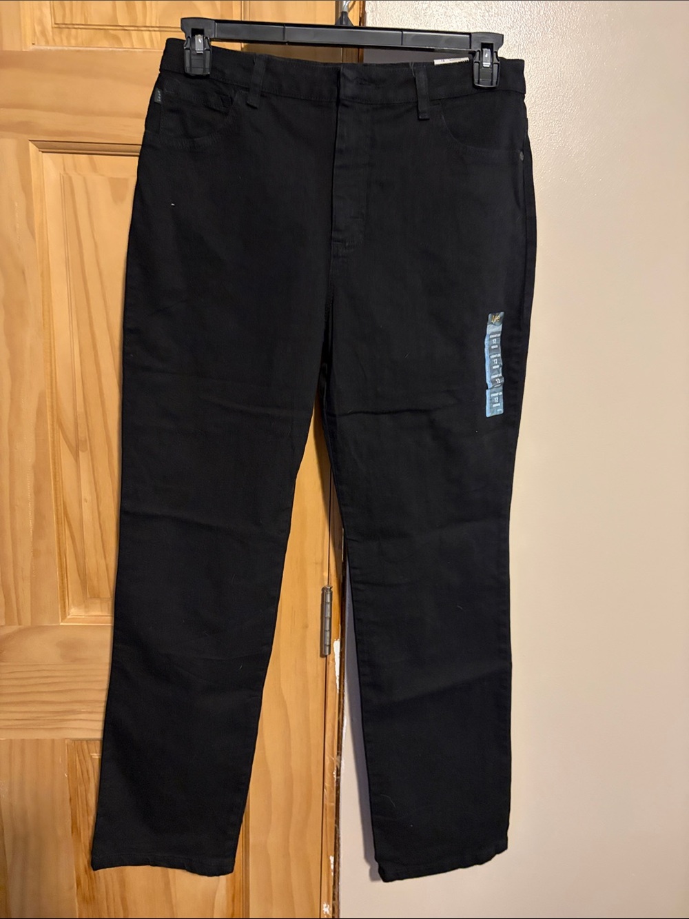 Lee Women's Black Straight Leg Jeans Size 12